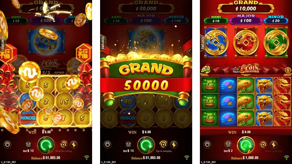 3 Coins In999Download Bonus